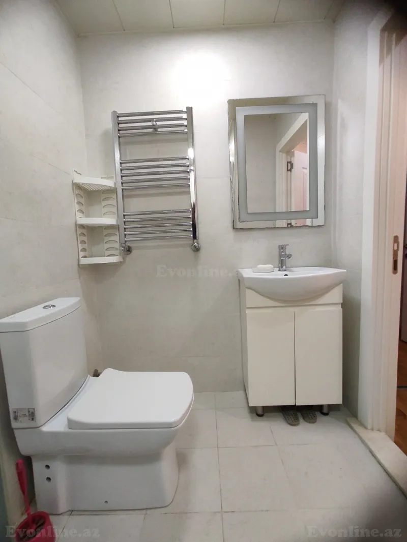 Kirayə verilir 2 otaqlı Mənzil Yeni tikili 55 m² Qara Qarayev m. - şəkil 2