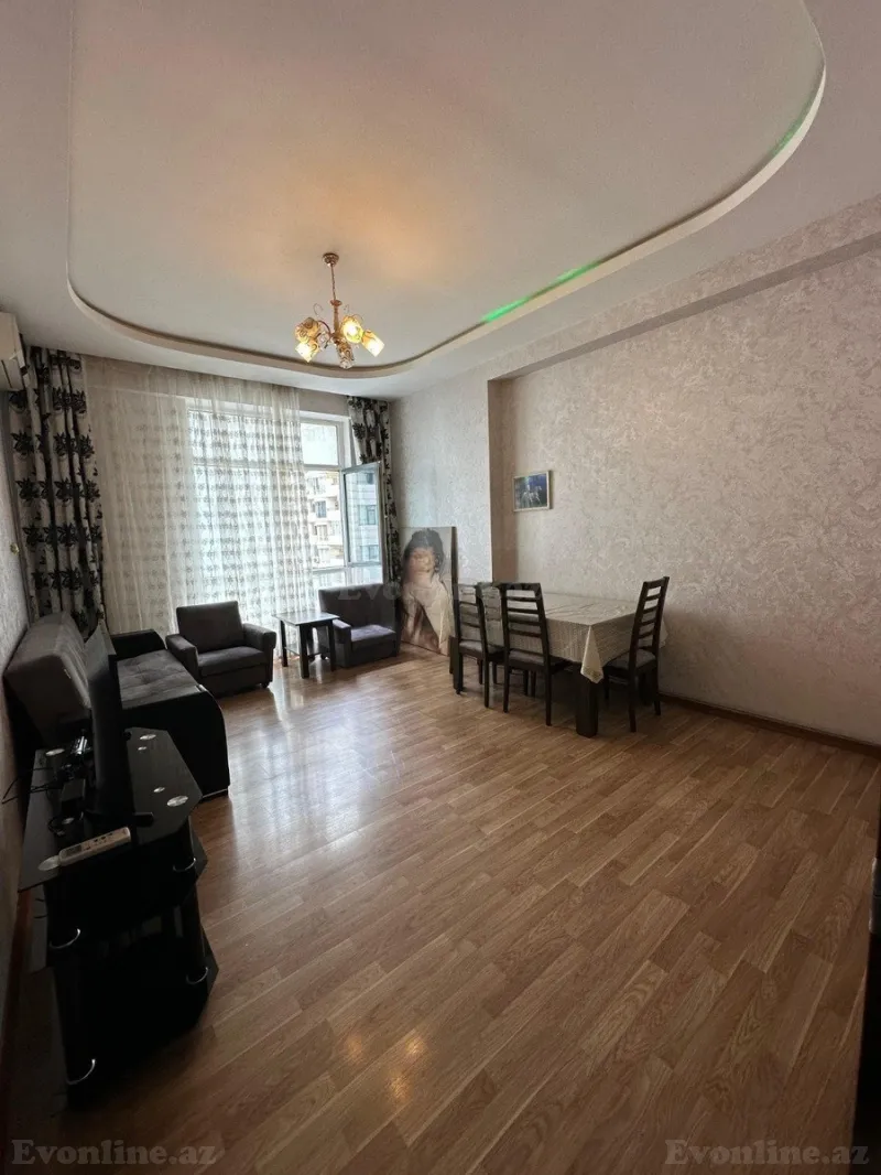 Kirayə verilir 2 otaqlı Mənzil Yeni tikili 55 m² 8 Noyabr m. - şəkil 2