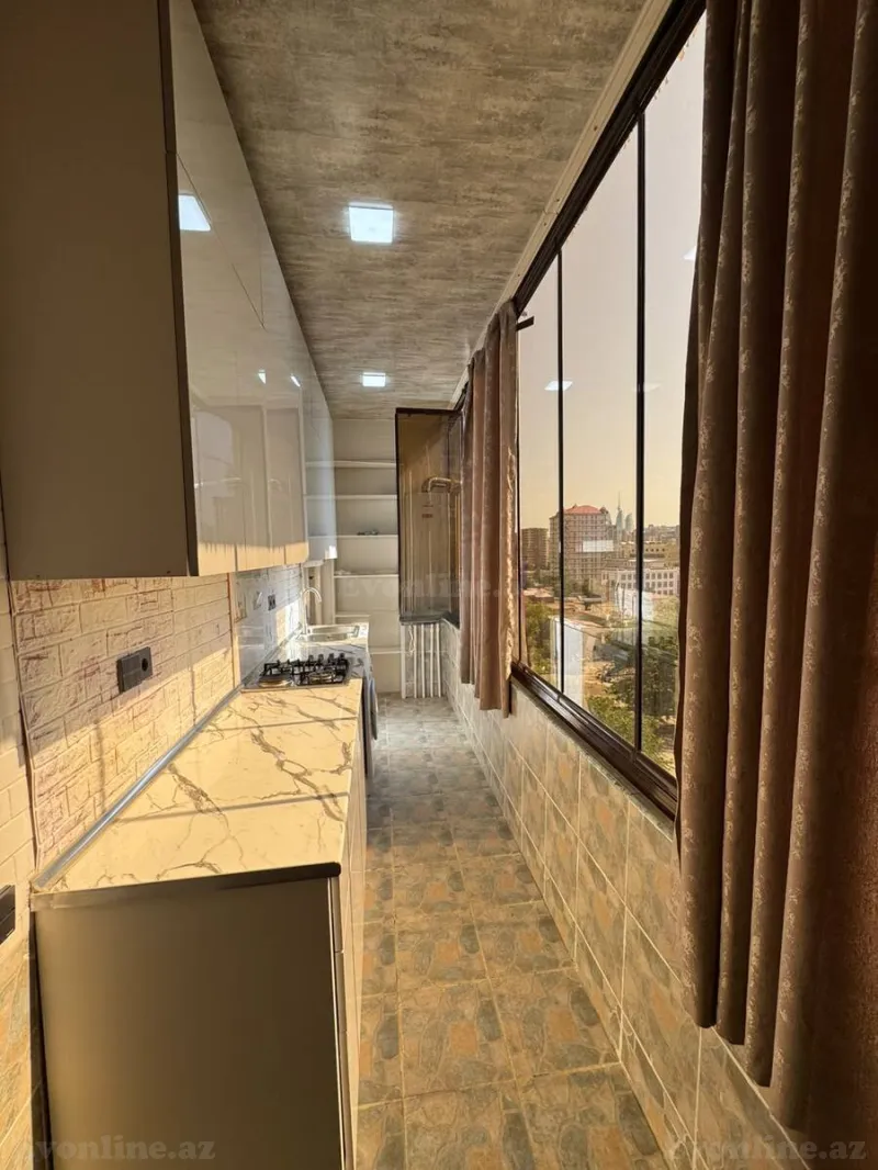 2 otaqlı Mənzil 80 m² Nizami m. Kirayə verilir