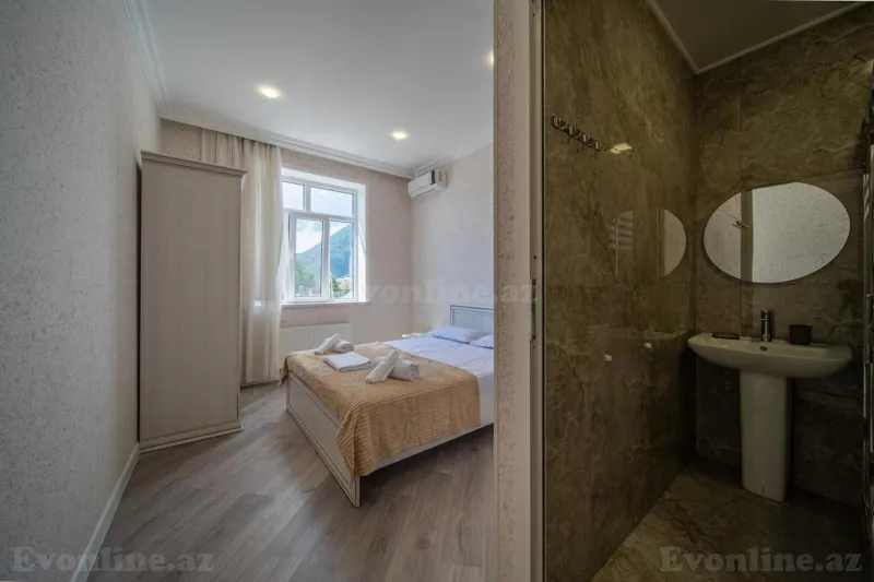 Kirayə verilir 5 otaqlı Həyət evi 300 m² Qəbələ - şəkil 13