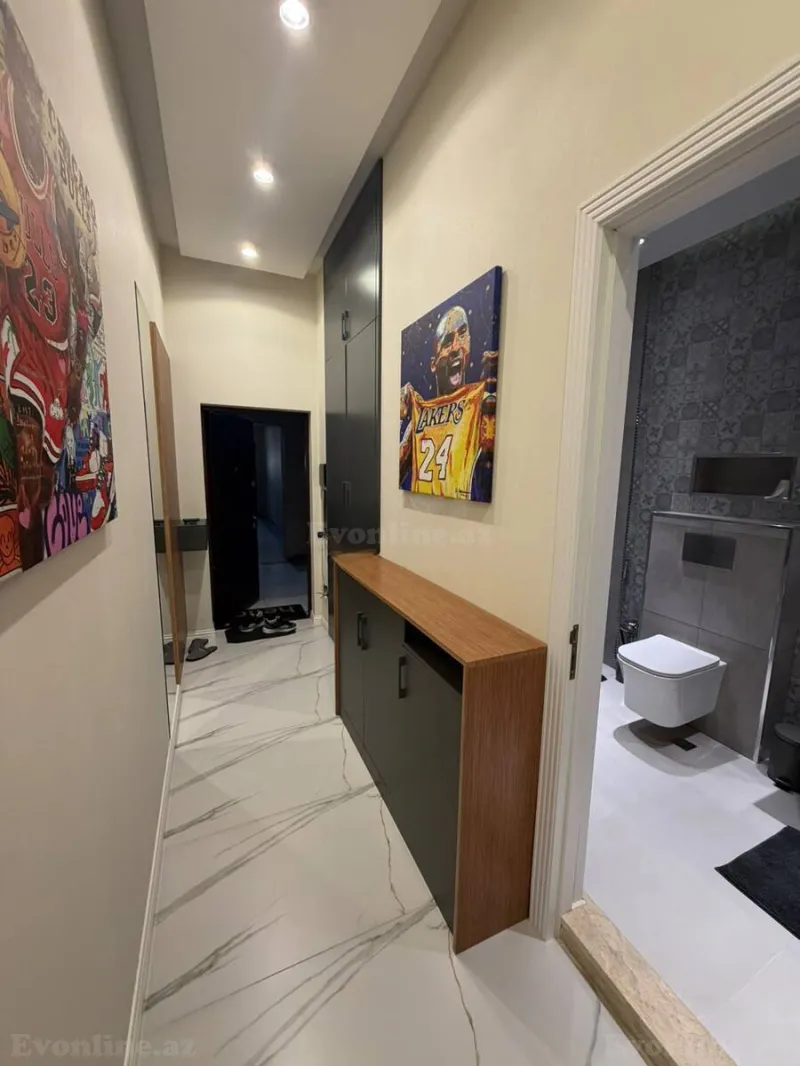 Kirayə verilir 2 otaqlı Mənzil Yeni tikili 65 m² Nizami m. - şəkil 3