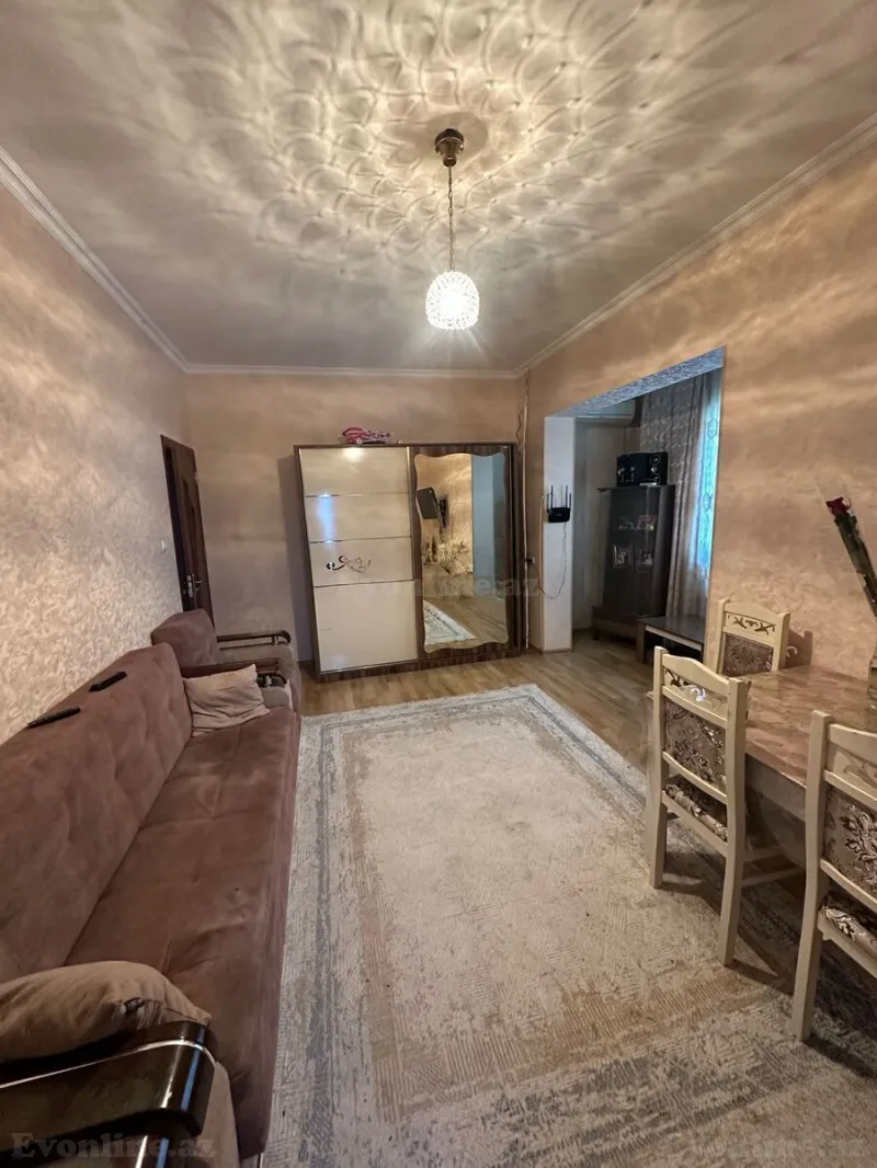 Satılır 2 otaqlı Mənzil Köhnə tikili 53 m² Nəsimi m. - şəkil 3