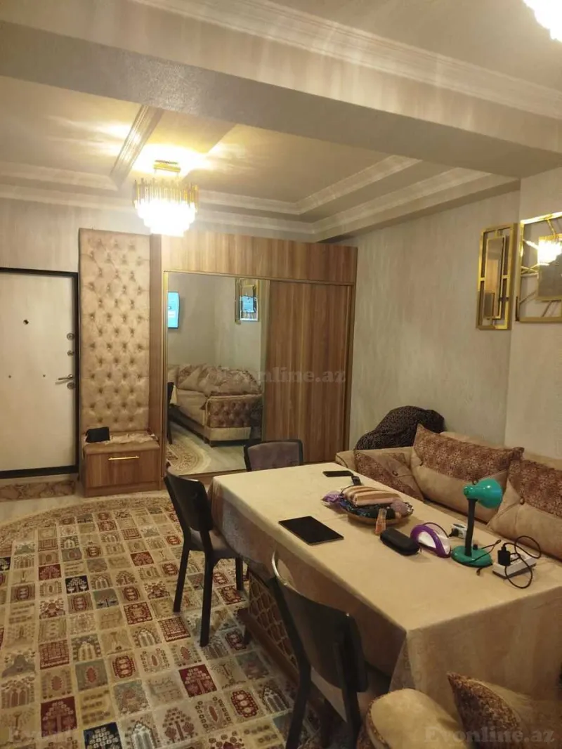Satılır 2 otaqlı Mənzil Yeni tikili 77 m² İnşaatçılar m. - şəkil 3