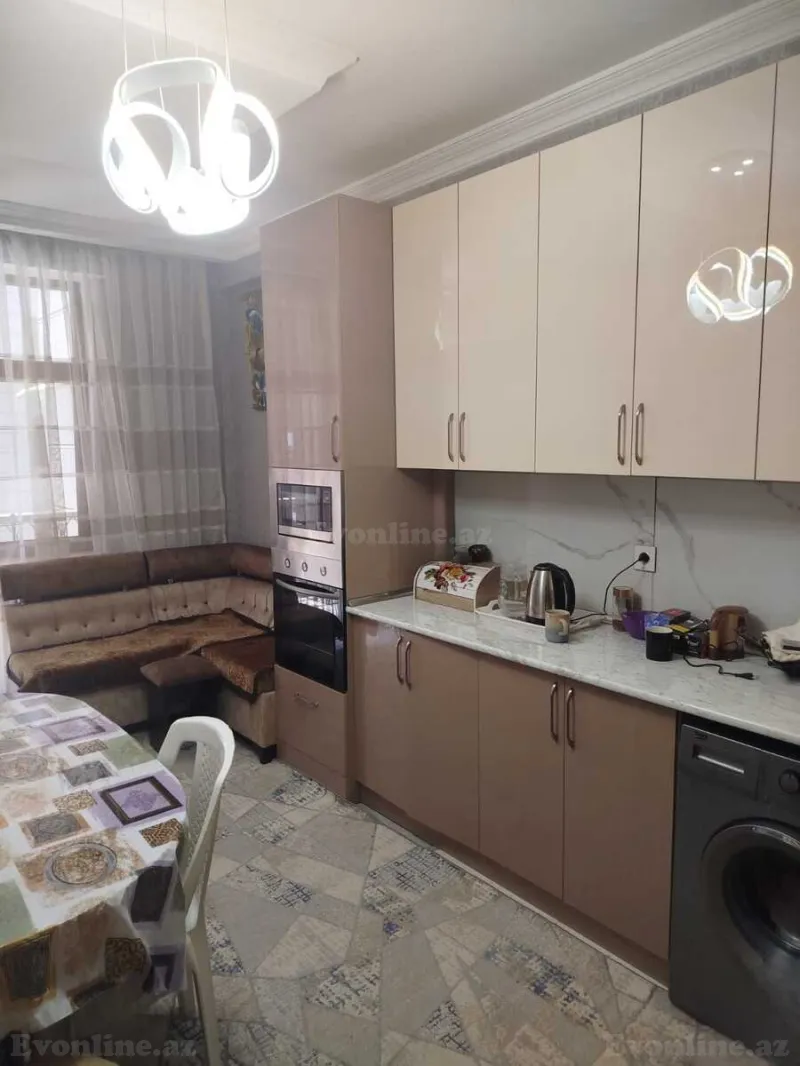Satılır 2 otaqlı Mənzil Yeni tikili 77 m² İnşaatçılar m. - şəkil 4