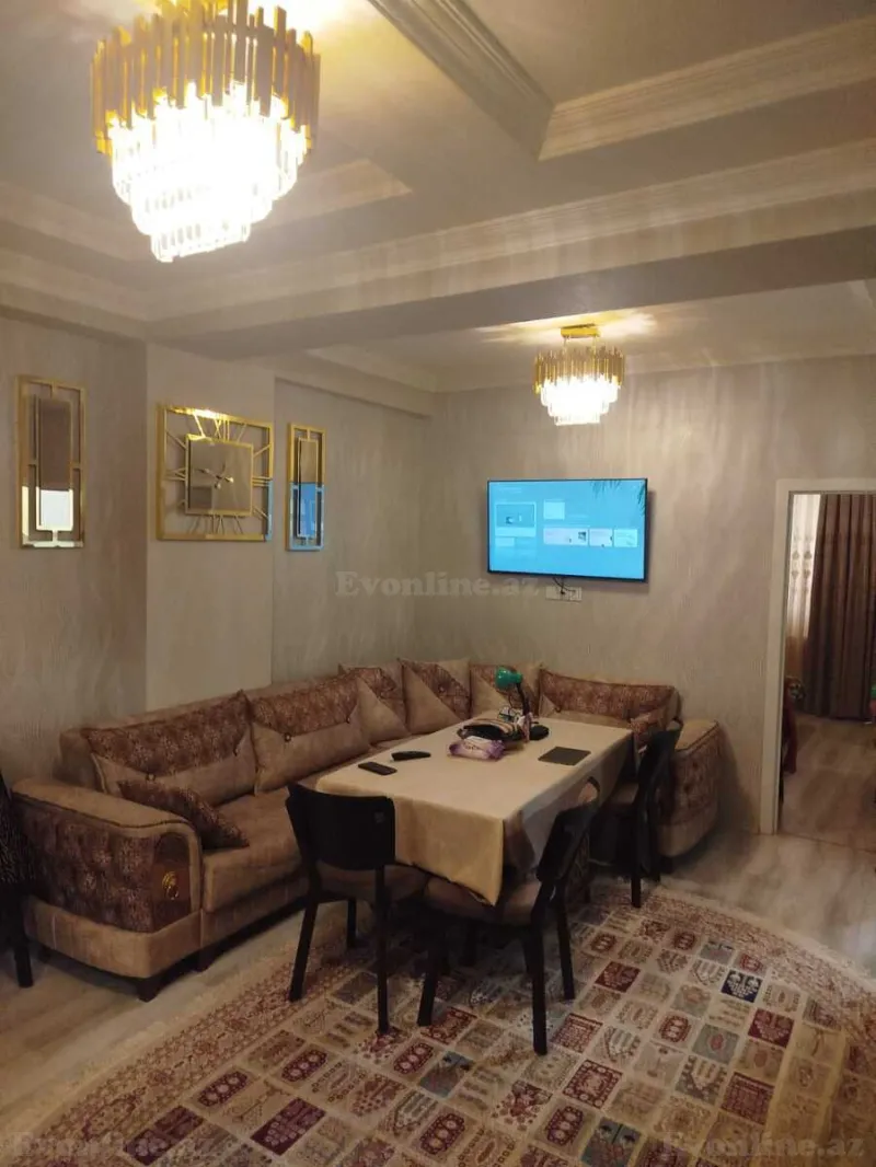 Satılır 2 otaqlı Mənzil Yeni tikili 77 m² İnşaatçılar m. - şəkil 5