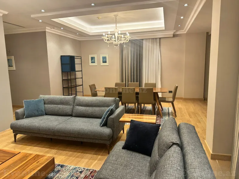 Kirayə verilir 5 otaqlı Mənzil Yeni tikili 250 m² Nəsimi r. - şəkil 8