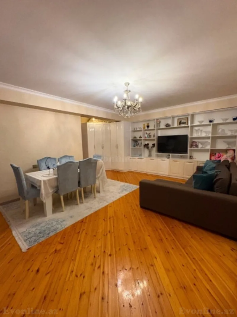 Satılır 2 otaqlı Mənzil Yeni tikili 88 m² İnşaatçılar m. - şəkil 3