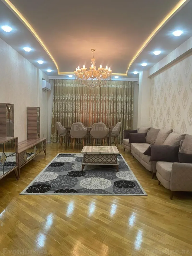 Kirayə verilir 3 otaqlı Mənzil Yeni tikili 135 m² İnşaatçılar m. - şəkil 4