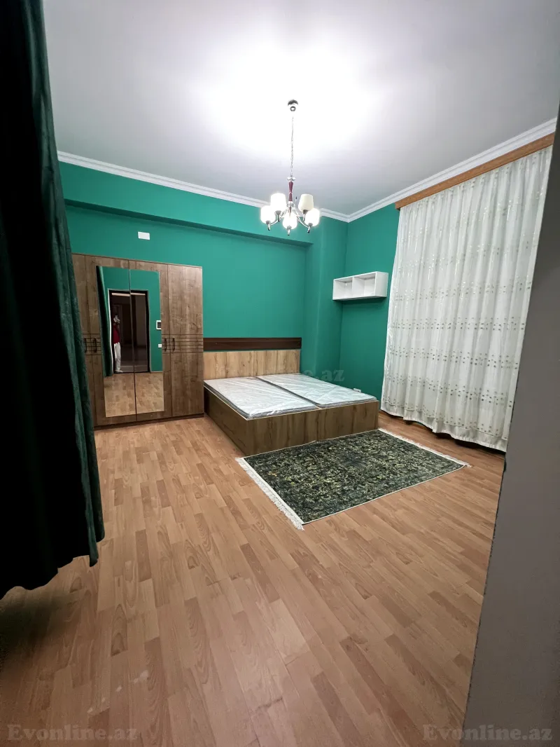 Kirayə verilir 1 otaqlı Mənzil Yeni tikili 35 m² Inşaatçılar pr. - şəkil 6