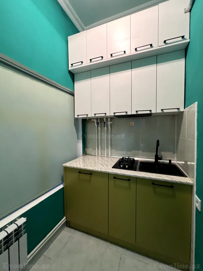 Kirayə verilir 1 otaqlı Mənzil Yeni tikili 35 m² Inşaatçılar pr. - şəkil 12