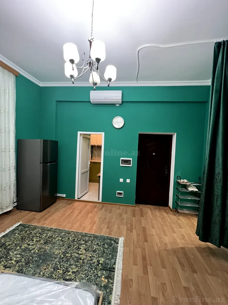 Kirayə verilir 1 otaqlı Mənzil Yeni tikili 35 m² Inşaatçılar pr. - şəkil 13