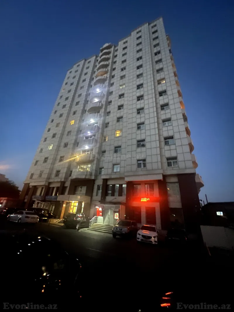 Kirayə verilir 1 otaqlı Mənzil Yeni tikili 35 m² Inşaatçılar pr. - şəkil 14