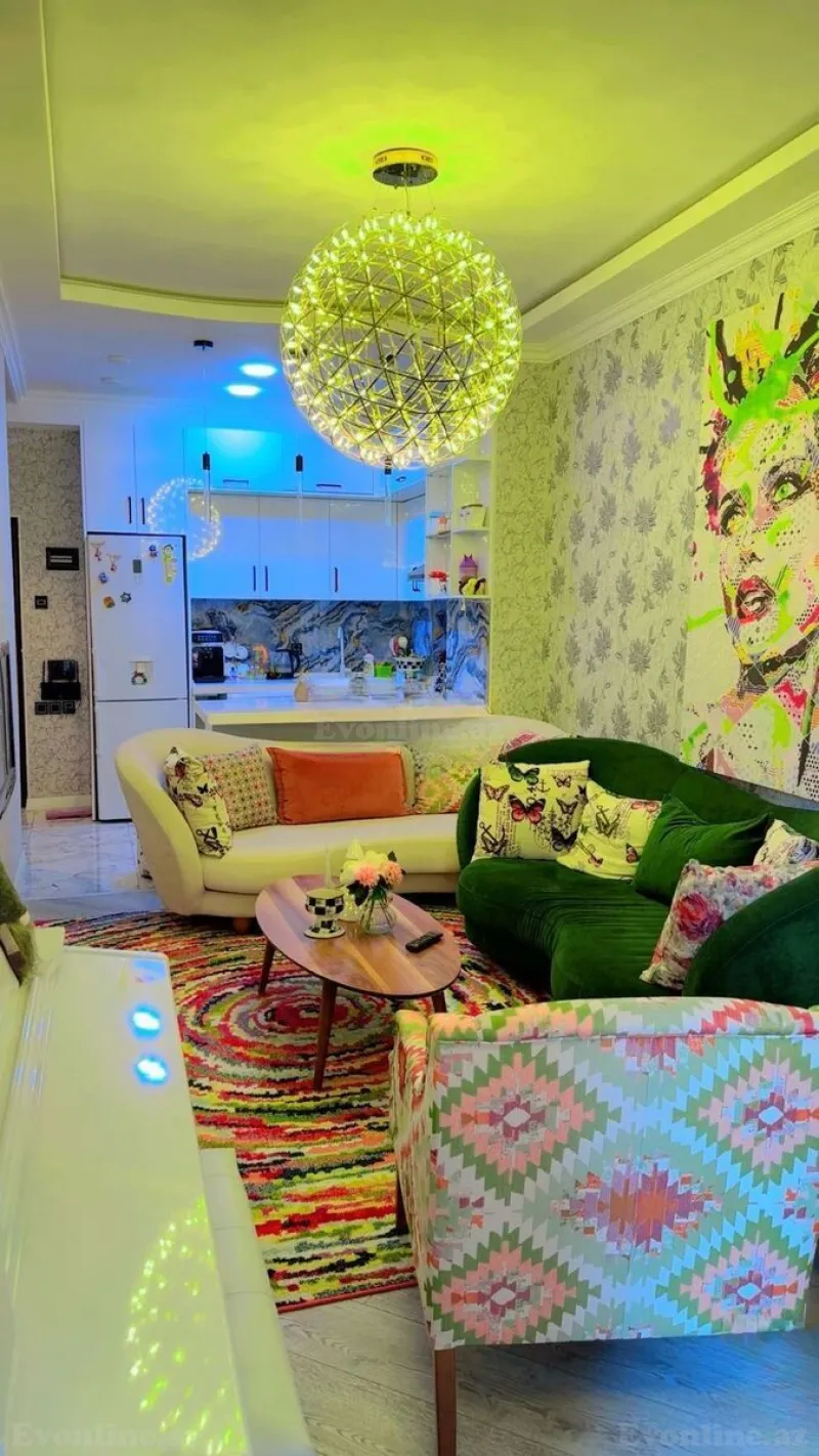 Satılır 2 otaqlı Mənzil Yeni tikili 58 m² Gənclik m. - şəkil 2