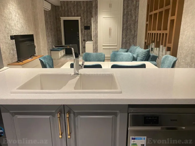 Kirayə verilir 2 otaqlı Mənzil Yeni tikili 90 m² Elmlər Akademiyası m. - şəkil 4