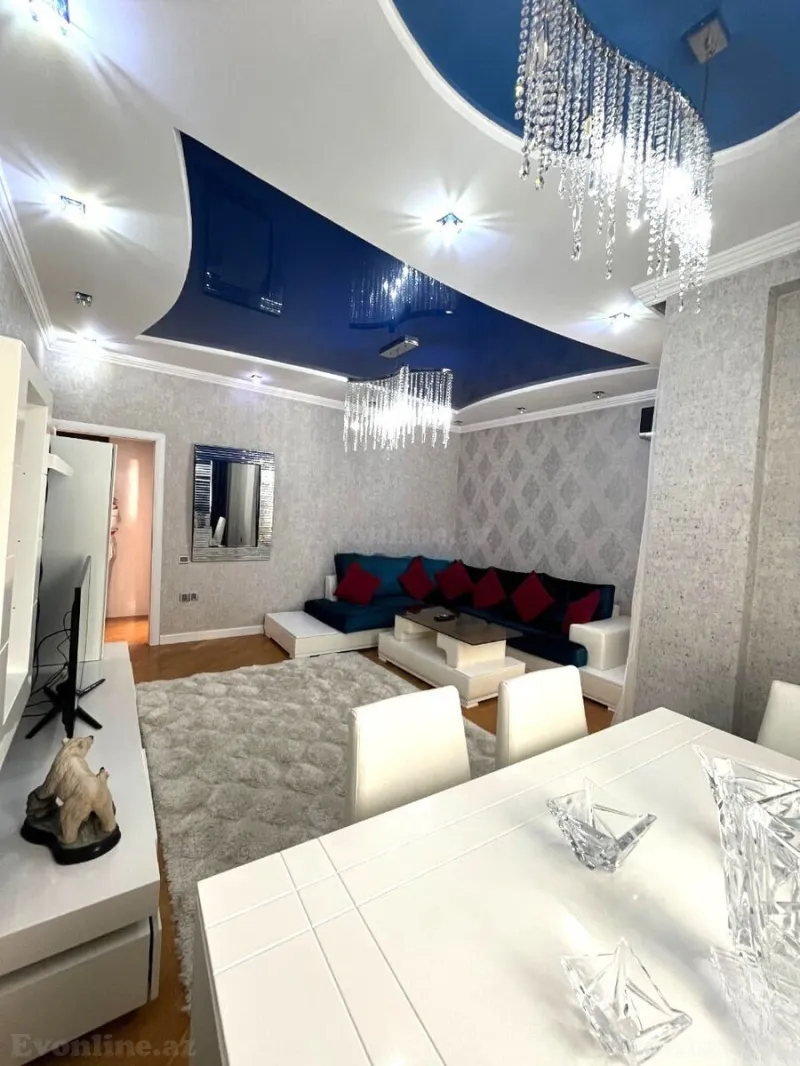 Kirayə verilir 2 otaqlı Mənzil Yeni tikili 85 m² Memar Əcəmi m. - şəkil 3