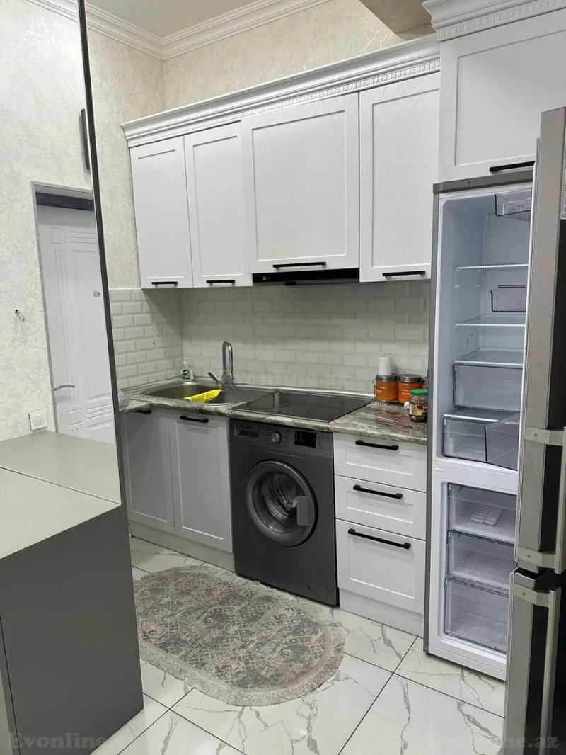 Kirayə verilir 2 otaqlı Mənzil Yeni tikili 60 m² Nərimanov r. - şəkil 5