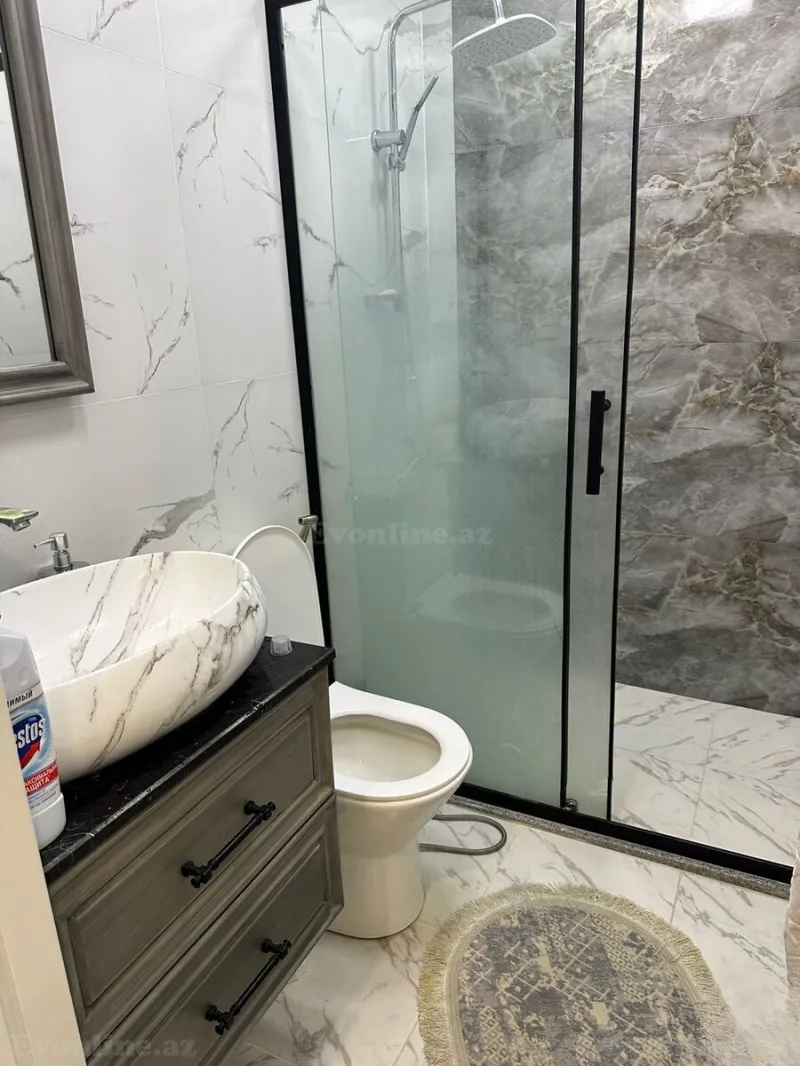 Kirayə verilir 2 otaqlı Mənzil Yeni tikili 60 m² Nərimanov r. - şəkil 9