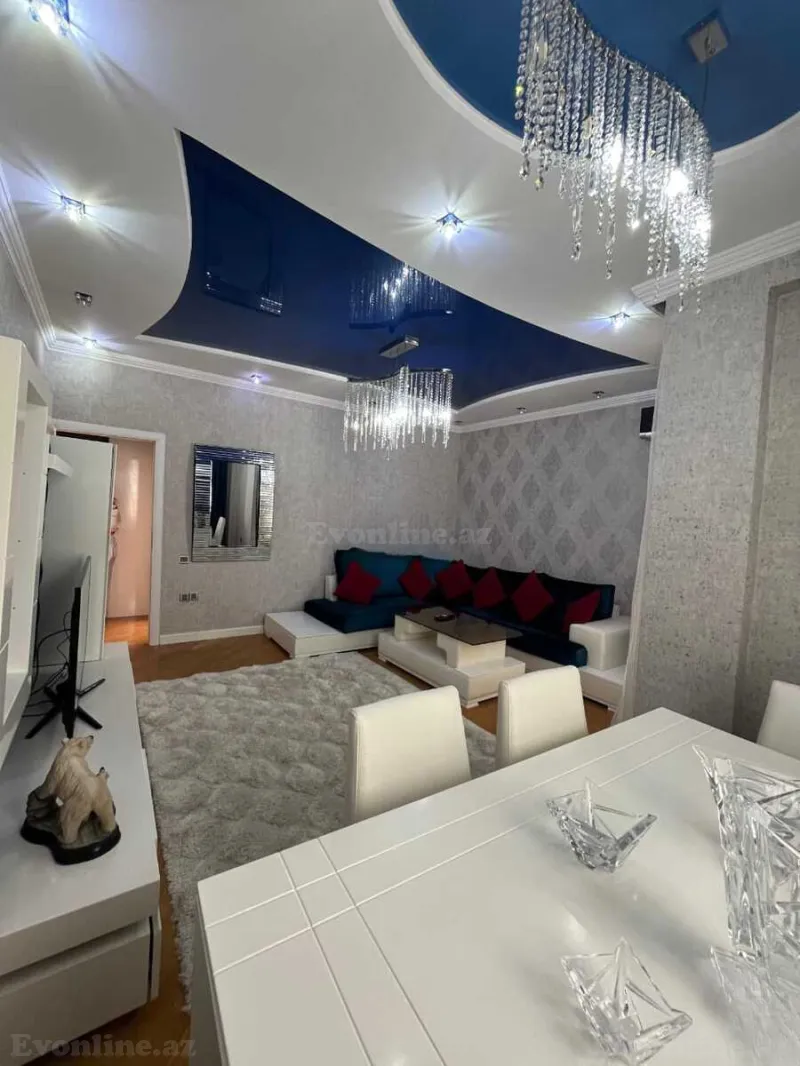 2 otaqlı Mənzil 80 m² Memar Əcəmi m. Kirayə verilir