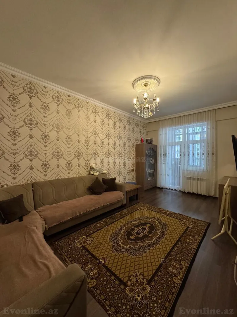 Satılır 2 otaqlı Mənzil Yeni tikili 60 m² Həzi Aslanov m. - şəkil 2