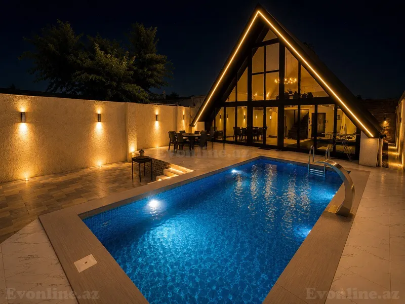 Kirayə verilir 4 otaqlı Həyət evi 120 m² Mərdəkan - şəkil 4