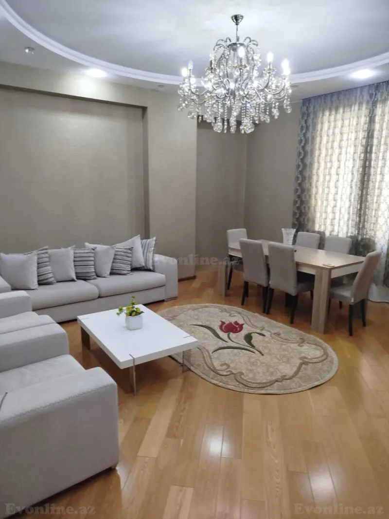 Kirayə verilir 3 otaqlı Mənzil Yeni tikili 129 m² Elmlər Akademiyası m. - şəkil 2