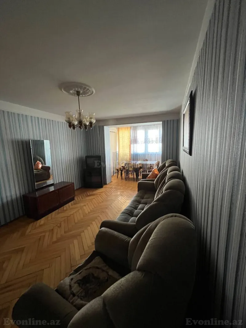 Kirayə verilir 3 otaqlı Mənzil Köhnə tikili 80 m² Elmlər Akademiyası m. - şəkil 2