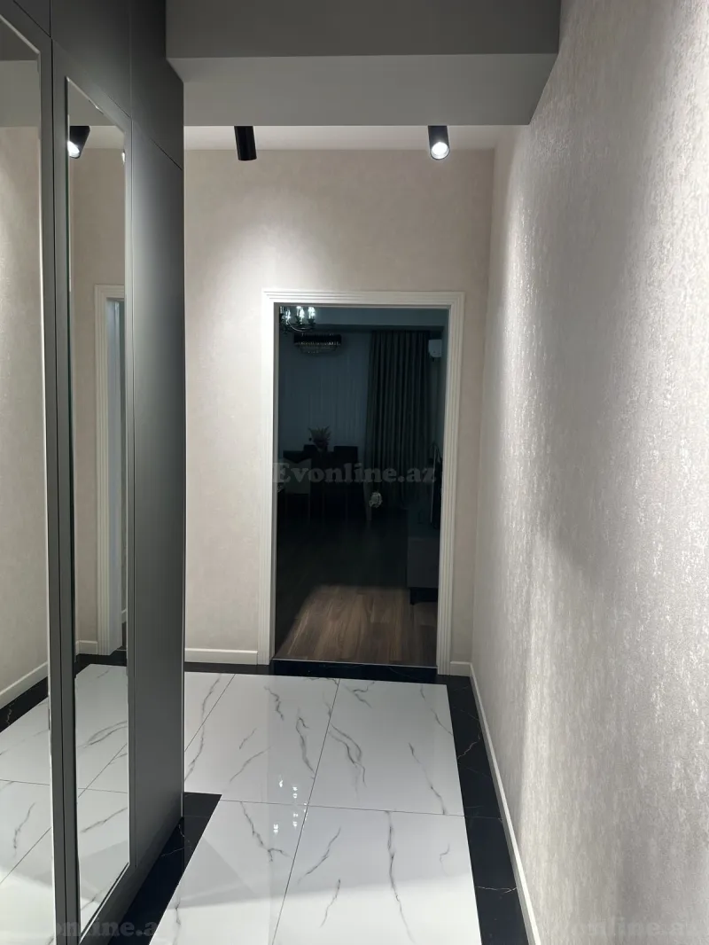 Kirayə verilir 2 otaqlı Mənzil Yeni tikili 90 m² Nərimanov r. - şəkil 2