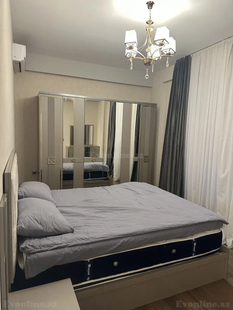 Kirayə verilir 2 otaqlı Mənzil Yeni tikili 90 m² Nərimanov r. - şəkil 15