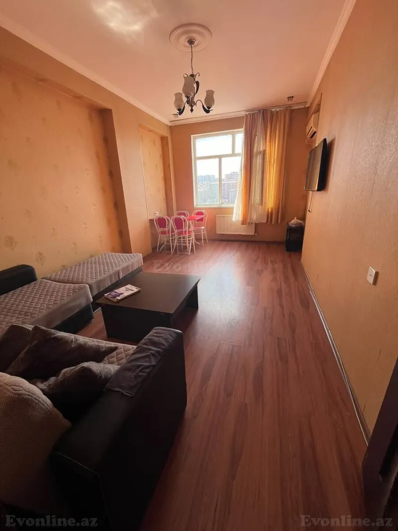 Kirayə verilir 2 otaqlı Mənzil Yeni tikili 65 m² İnşaatçılar m. - şəkil 2