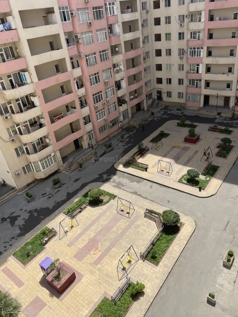 Kirayə verilir 2 otaqlı Mənzil Yeni tikili 90 m² Nəsimi r. - şəkil 3