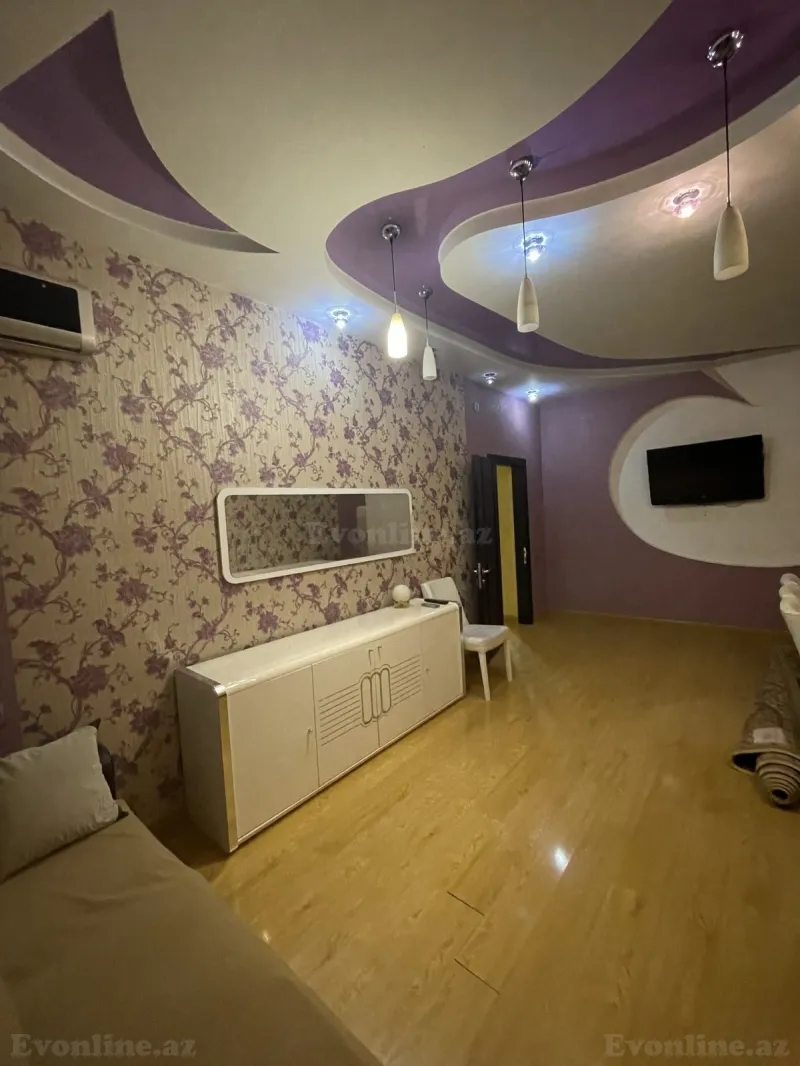 Kirayə verilir 2 otaqlı Mənzil Yeni tikili 90 m² Nəsimi r. - şəkil 7