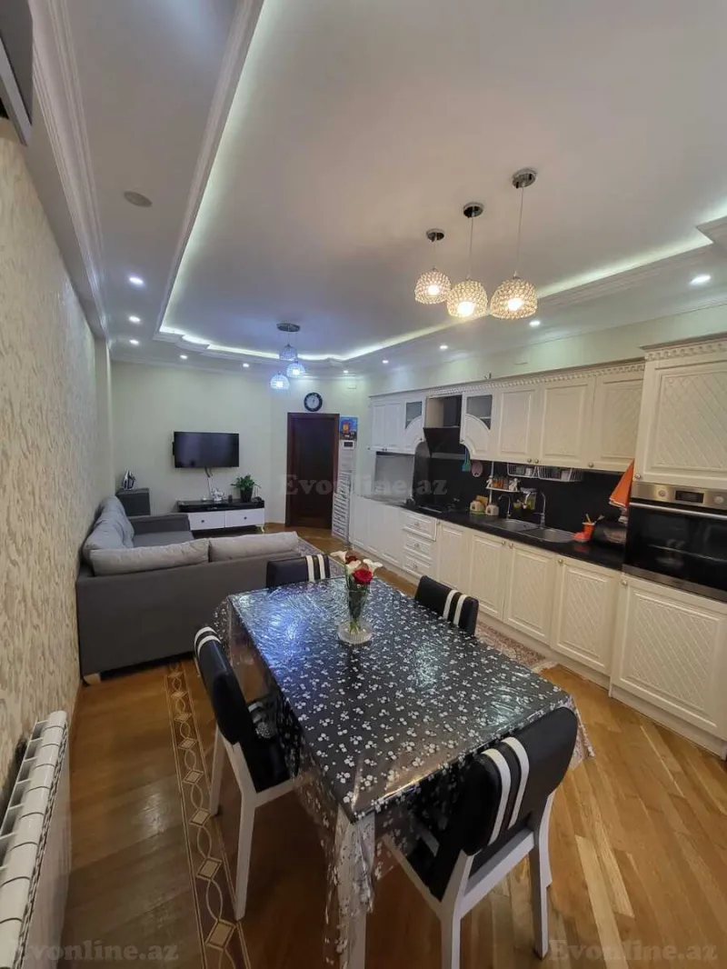 Satılır 4 otaqlı Mənzil Yeni tikili 110 m² İnşaatçılar m. - şəkil 3