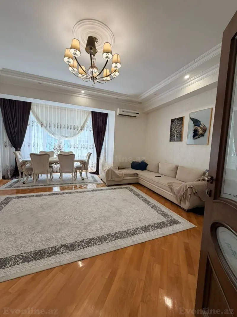 Satılır 3 otaqlı Mənzil Yeni tikili 150 m² İnşaatçılar m. - şəkil 2