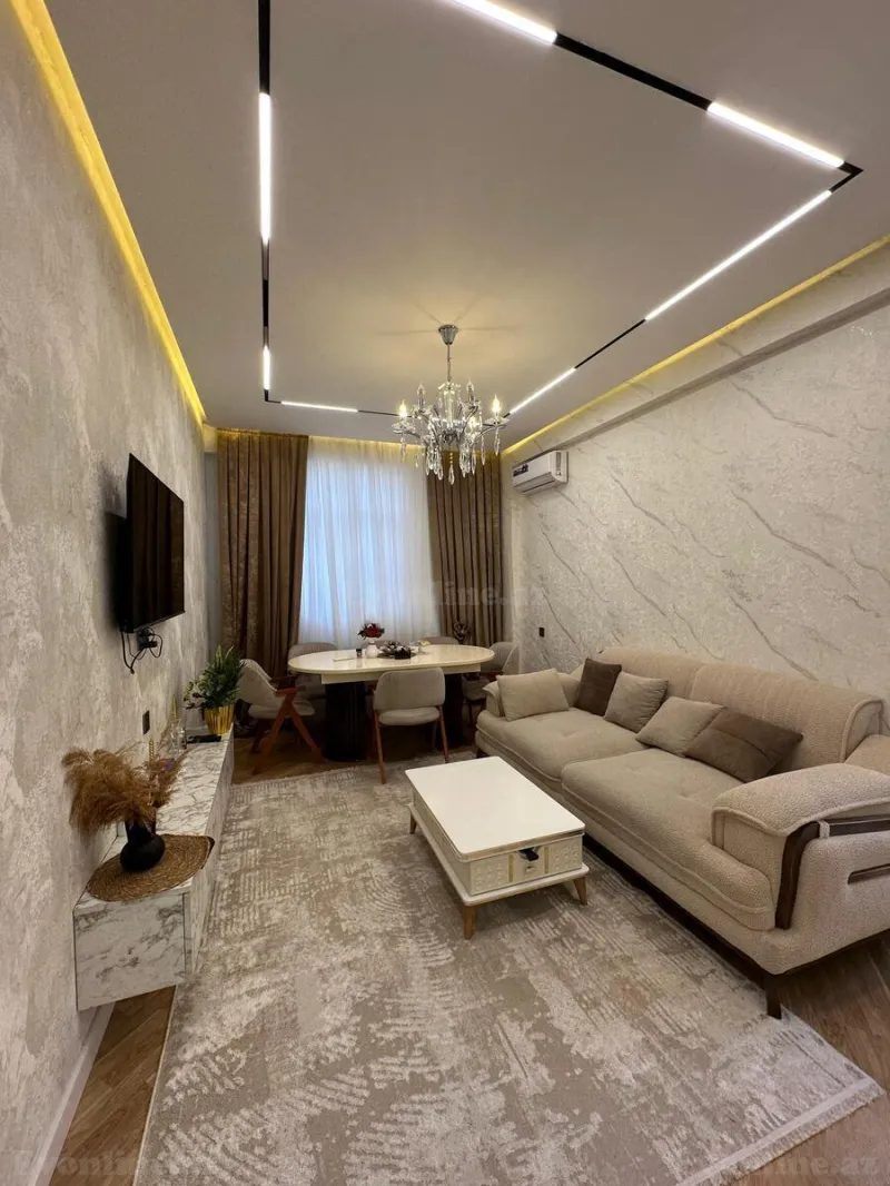 Satılır 2 otaqlı Mənzil Yeni tikili 60 m² Həzi Aslanov m. - şəkil 2