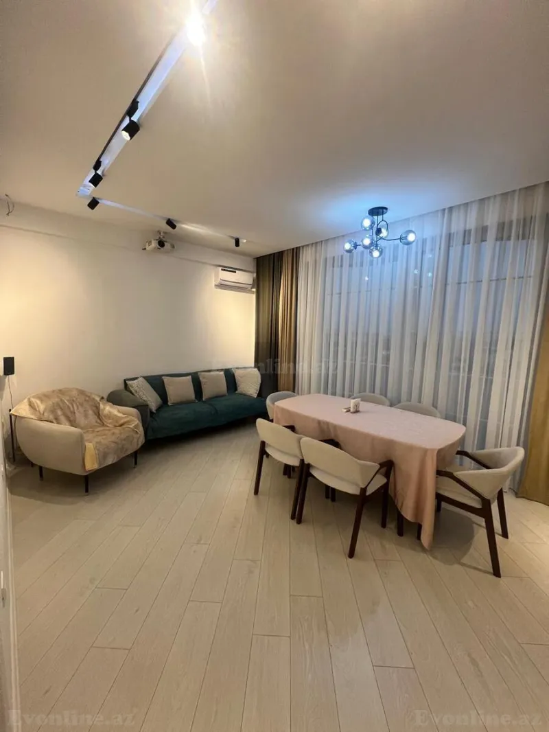 Satılır 3 otaqlı Mənzil Yeni tikili 125 m² İnşaatçılar m. - şəkil 2