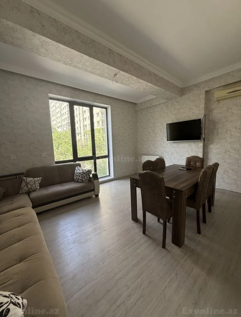 Kirayə verilir 2 otaqlı Mənzil Yeni tikili 80 m² Nərimanov r. - şəkil 4