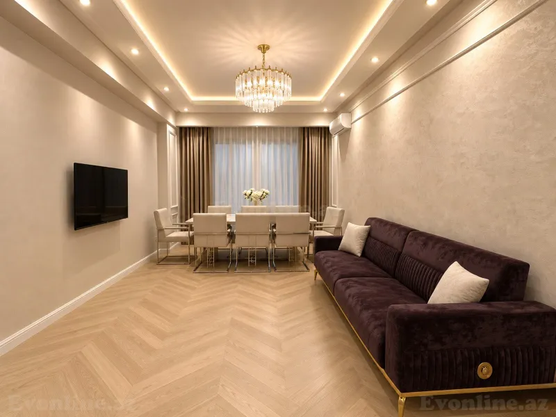 3 otaqlı Mənzil 96 m² Yasamal r. Satılır