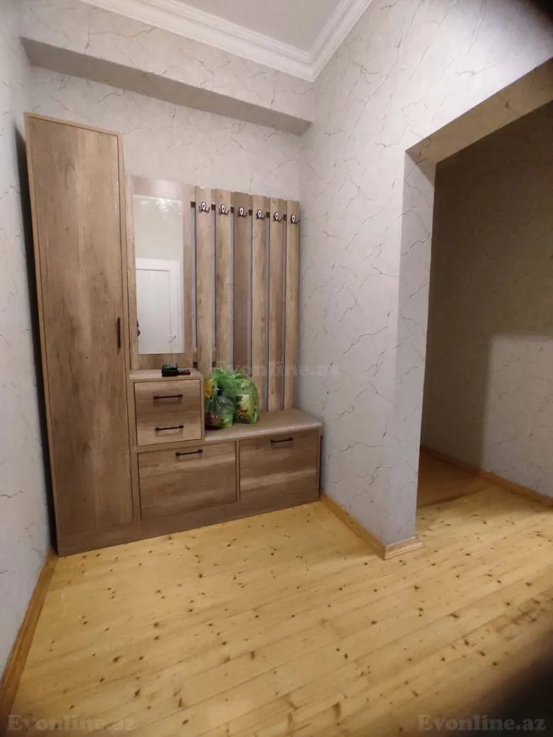 Kirayə verilir 2 otaqlı Mənzil Yeni tikili 55 m² Qara Qarayev m. - şəkil 2