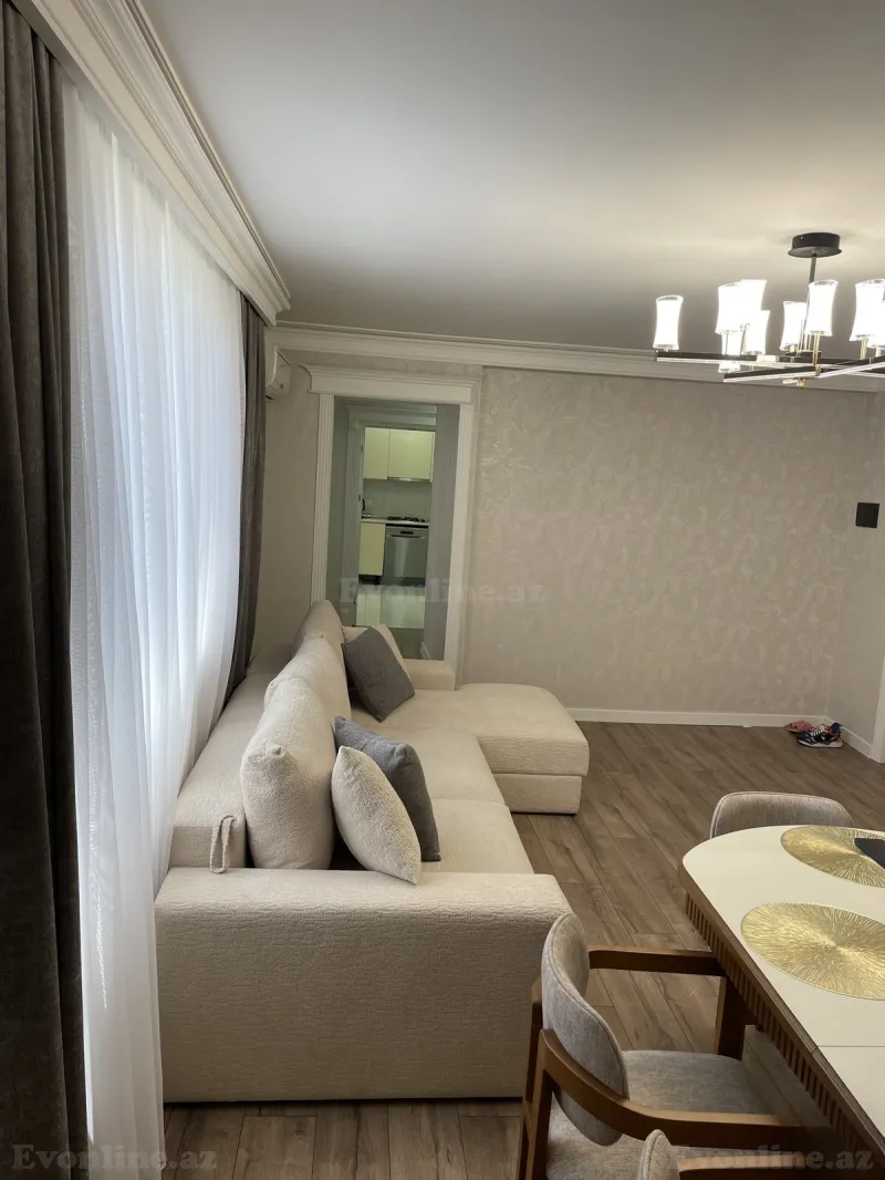 Kirayə verilir 2 otaqlı Mənzil Yeni tikili 70 m² Həzi Aslanov m. - şəkil 3