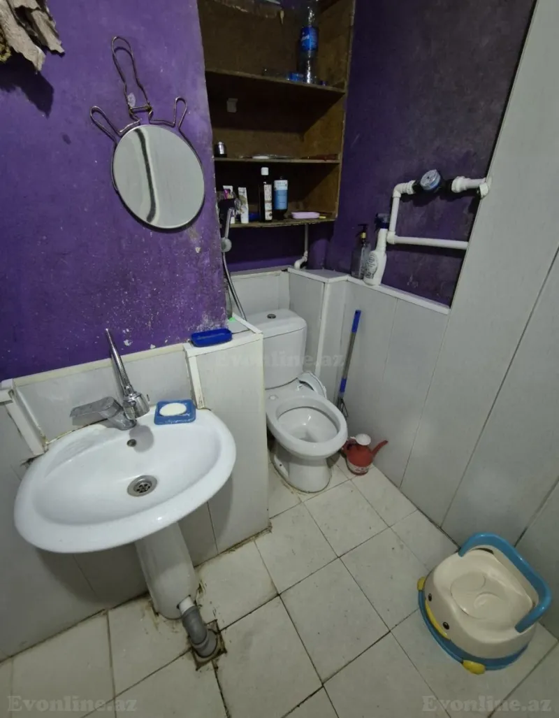 Satılır 2 otaqlı Mənzil Köhnə tikili 30 m² Nəsimi m. - şəkil 3