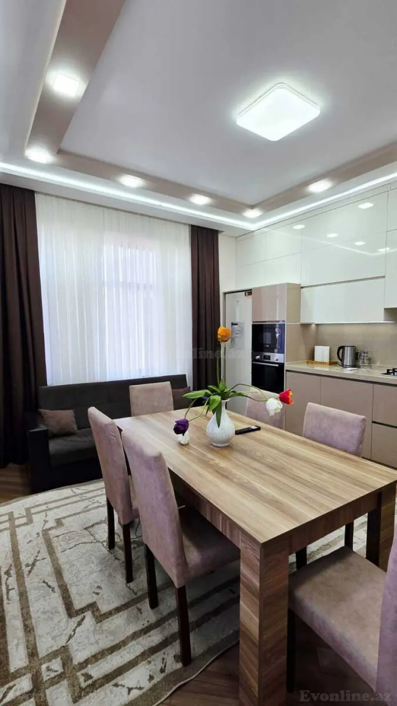 Kirayə verilir 3 otaqlı Mənzil Yeni tikili 70 m² Nərimanov r. - şəkil 4