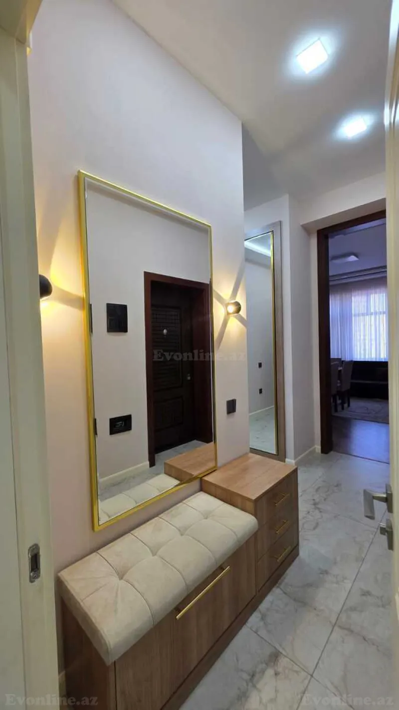 Kirayə verilir 3 otaqlı Mənzil Yeni tikili 70 m² Nərimanov r. - şəkil 25