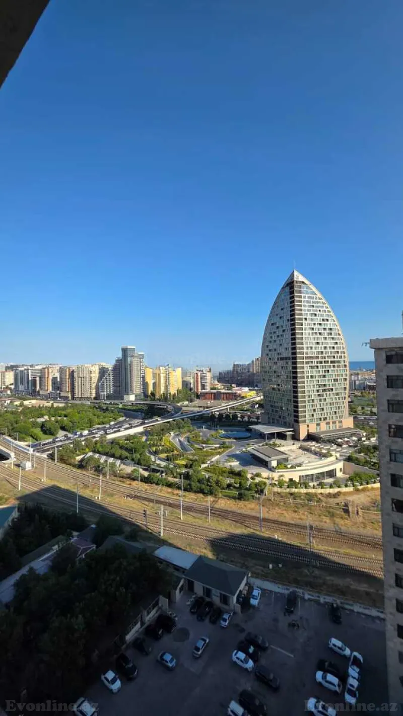 Kirayə verilir 3 otaqlı Mənzil Yeni tikili 70 m² Nərimanov r. - şəkil 28