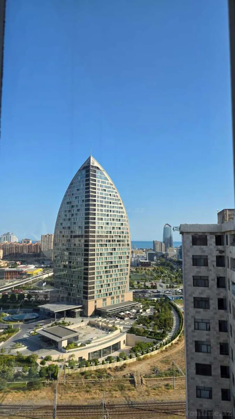 Kirayə verilir 3 otaqlı Mənzil Yeni tikili 70 m² Nərimanov r. - şəkil 29