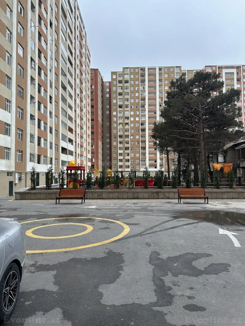 Kirayə verilir 3 otaqlı Mənzil Yeni tikili 82 m² Qara Qarayev m. - şəkil 2