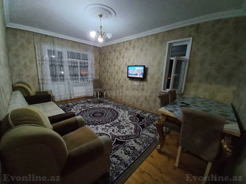 Kirayə verilir 2 otaqlı Mənzil Köhnə tikili 55 m² Əhmədli m. - şəkil 2