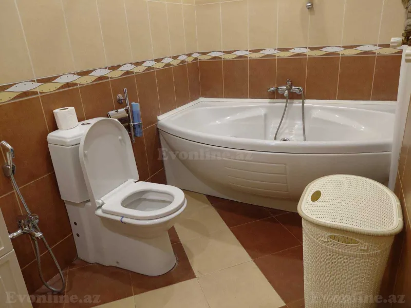 Kirayə verilir 4 otaqlı Mənzil Yeni tikili 205 m² Nəsimi r. - şəkil 14