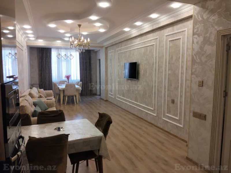 Satılır 3 otaqlı Mənzil Yeni tikili 91 m² Nərimanov r. - şəkil 3