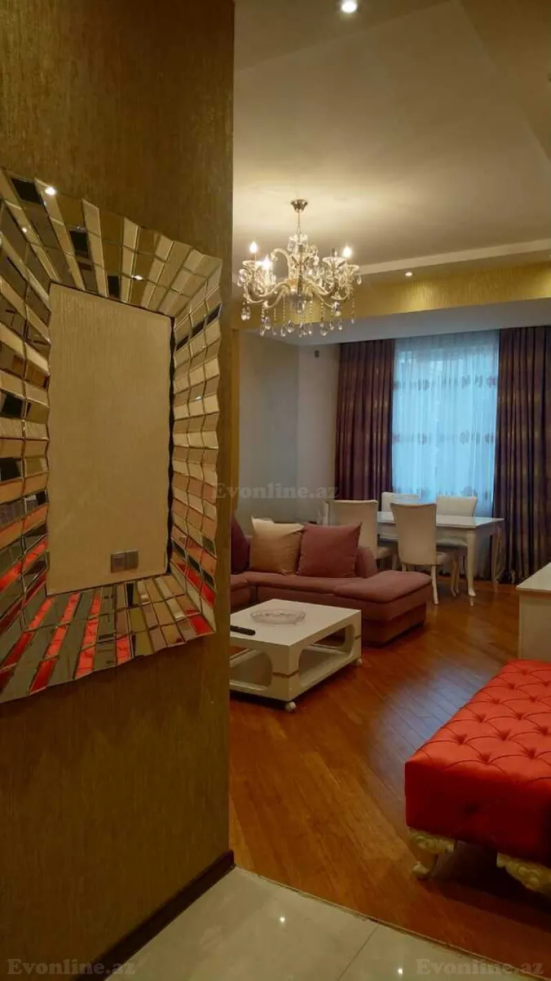 Kirayə verilir 2 otaqlı Mənzil Yeni tikili 60 m² Nizami m. - şəkil 3