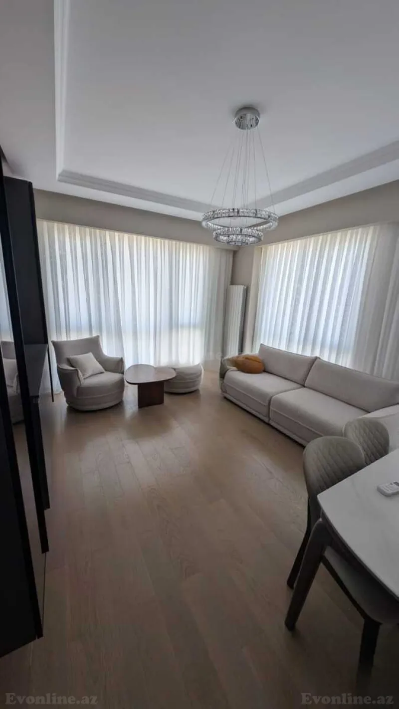 Kirayə verilir 3 otaqlı Mənzil Yeni tikili 78 m² Bakmil m. - şəkil 2